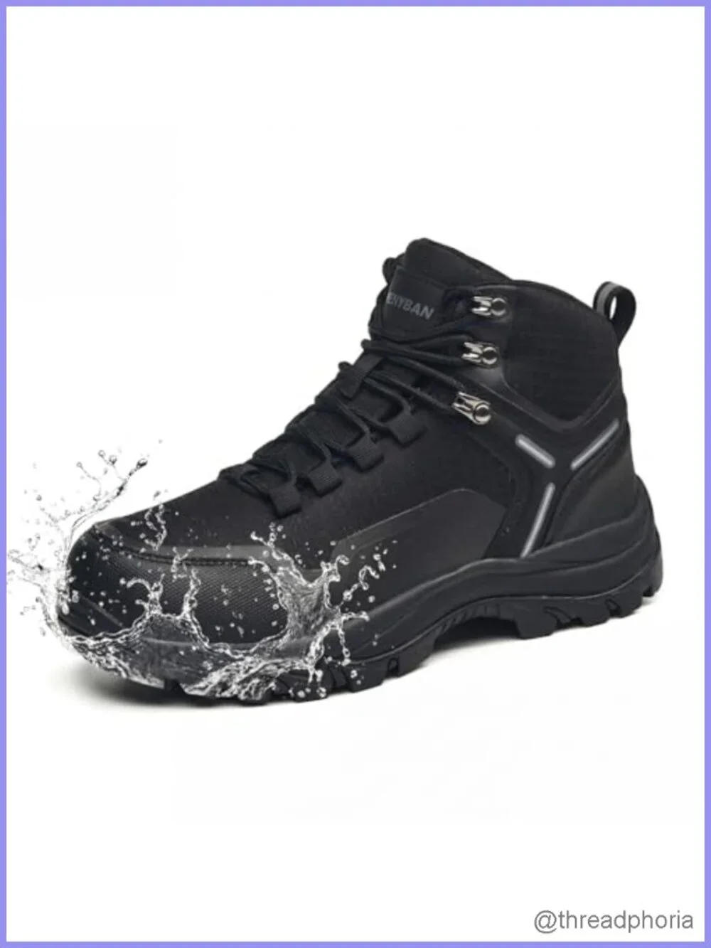 Stasslang Women's Waterproof Hiking Boots Wide Toe Box Non-Slip